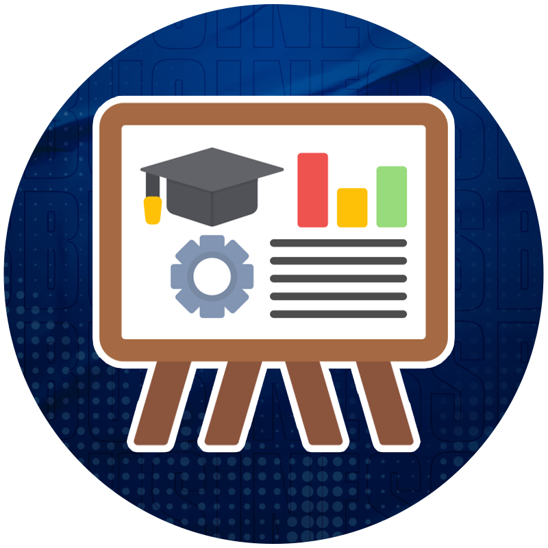 Icono de capacitación y asesoría